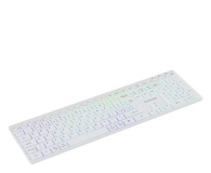 CANYON Klawiatura HKB-W11 UK/US RGB Dwa Tryby Bezprzewodowa Biała CNS-HBTK11W - 1348465 - zdjęcie 4